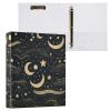 2-Pack 3-Ring Binders, Indian Moon and Stars, 200 Sheets, 1.5-Inch Round Rings view 3