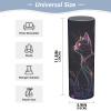 Aesthetic American Shorthair Cat Plastic Cylinder Vase, 11.8 x 3.9 Inches view 2