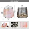 Lidded Ashtray for Outdoor Use, Portable, Non-Slip, Classic Leaf-Edge Design view 3