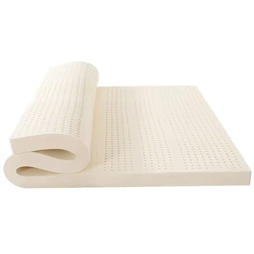 Generic Latex Mattress, 80 x 200 cm, 100% Natural Latex, Breathable, Comfortable and Durable, Latex Mattress, Natural Rubber, Pure, Thickened, for Home and Bedroom