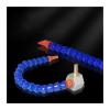 1/2, 3/8, 1/4 in. Male Thread Flexible Plastic Coolant Hose with Nozzle, 300–700 mm, for CNC Milling and Turning Machines (Valve-G1/4-Flat, 5PCS, L 600 mm) view 4