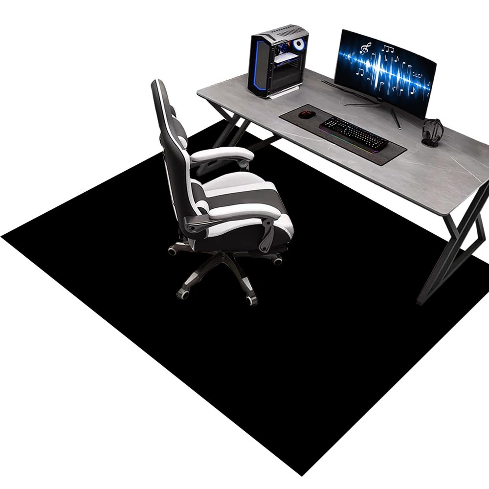 Office and Gaming Chair Mat for Hardwood Floors, Scratch-Resistant, 200 x 290 cm