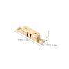 Adjustable Double-Ball Brass Cabinet Catches, 4-Pack view 2