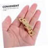 Adjustable Double-Ball Brass Cabinet Catches, 4-Pack view 4