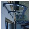 HBOOMOEM Polycarbonate Front Door Awning with Aluminum Alloy Brackets, Sink-Style Design (140 × 280 cm/55 × 140 in) view 1