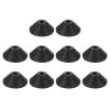 QUARKZMAN 10-Piece M6 Rubber Conical Washers, Non-Slip Sealing Gaskets for Toilet Tank-to-Bowl Bolts and Toilet Repair, Black view 1