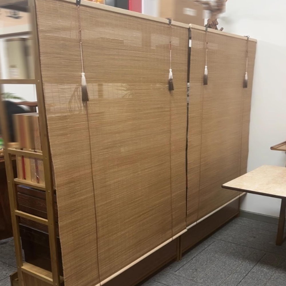 Natural Bamboo Window Blind for Indoor and Outdoor Use