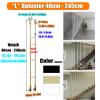 Indoor/Outdoor L-Shaped Stair Railing Baluster Post, 40–240 cm view 3