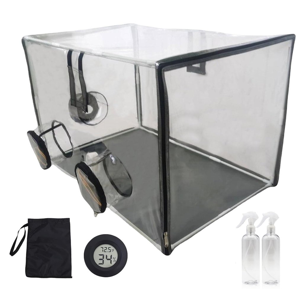 Mycology Grow Kit for Mushroom Propagation with Still Air Box and Single-Tube Planting Bag Tent