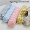 Bolster Pillow for Neck, Knees & Yoga, Washable Cotton Cover, 6.1 x 40 cm view 4