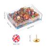 200-Piece National Flag Epoxy Steel Push Pin Set view 2