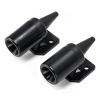 CHEOTIME 1 Pair Vehicle Deer Warning Whistles, Ultrasonic Wildlife Warning System, Black view 1