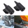 CHEOTIME 1 Pair Vehicle Deer Warning Whistles, Ultrasonic Wildlife Warning System, Black view 4