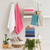 Naf Naf 3-Piece 100% Cotton Towel Set, 1 Face Towel 30 x 50 cm, 1 Hand Towel 50 x 90 cm, 1 Bath Towel 90 x 150 cm, Fuchsia view 4