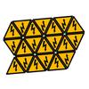 HAPINARY 5 Sets Electric Shock Warning Stickers, Durable Labels, 20 Sheets × 5 view 1