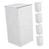 White Corrugated Cardboard Boxes, 5-Pack, for Shipping and Transport view 1