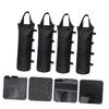 TOYANDONA 4-Pack Sandbags, 600D Oxford Fabric, for Securing Awnings and Gazebos, Black view 2