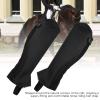 Microfiber PU Leather Half Chaps with Zipper for Adults, Size S view 3
