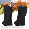 Microfiber PU Leather Half Chaps with Zipper for Adults, Size S view 4