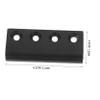 Black Steel Track Connector Plate for Barn Doors view 2