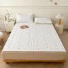 Quilted Mattress Topper, 135 x 200 cm, White B view 2