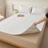 Quilted Mattress Topper, 135 x 200 cm, White B view 3