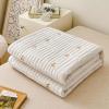 Quilted Mattress Topper, 135 x 200 cm, White B view 4