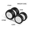 GTFRUQAS 1/10 RC Off-Road Tires, 4-Pack, for SRX2 4, Tekno, EB410, Yokomo and YZ4 view 4