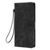 Samsung Galaxy A15 Flip Wallet Case, Mandala Pattern PU Leather Cover with Card Slots, Stand, Magnetic Closure, Black view 2