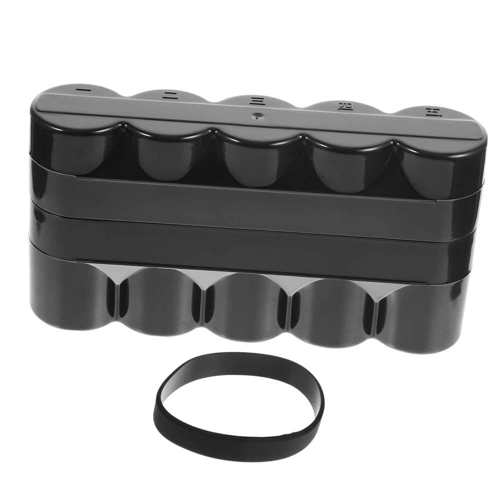 Black Plastic Portable Film Storage Box for 120 Rolls