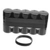 Black Plastic Portable Film Storage Box for 120 Rolls view 1