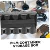Black Plastic Portable Film Storage Box for 120 Rolls view 2
