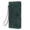 Flip Wallet Case Compatible with Samsung Galaxy S23 Plus, Green Mandala Pattern view 2