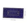 Blue Portable Foldable Poker Mat view 2