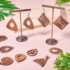 Spritewelry Wooden Earring Making Kit with 22 Geometric Charms view 3