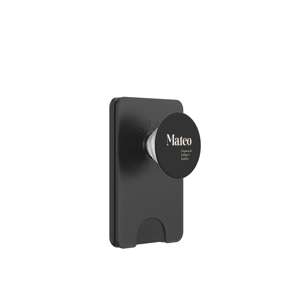Mateo - Compassionate, Intelligent, Ambitious PopSockets PopWallet for MagSafe