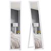 HOMCOM Full-Length Mirror, Wall-Mounted Mirror, 154 x 37 cm, White view 1