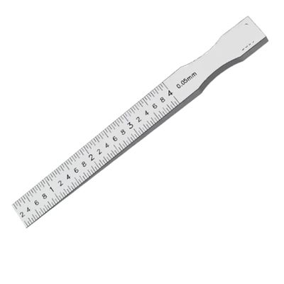 KONGMM Feeler Gauge Set, Stainless Steel, 0.05 mm, Metric (0.2–4 mm)