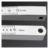 KONGMM Feeler Gauge Set, Stainless Steel, 0.05 mm, Metric (0.2–4 mm) view 4
