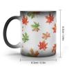 Porcelain Coffee Mug, Color-Changing Mug for Men and Women, 325 ml, Floating Leaves Design view 2