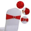 YDYAENIO 10-Piece Chair Sash Set, Bow Knot, Solid Gold view 3