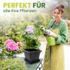 Centi 3-Piece Plant Oasis Set: 28 × 28 cm Planter (16 L) with Saucer, Anthracite view 2