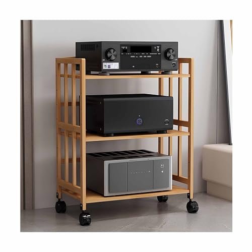 Generic AV Media Cabinet Stand, Brown, 80 x 38 x