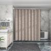 Homxi Shower Curtain 80 x 200 cm, Mildew-Resistant, Light Gray/Khaki view 1