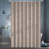 Homxi Shower Curtain 80 x 200 cm, Mildew-Resistant, Light Gray/Khaki view 2