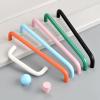 ZESLIV 10-Pack Aluminum Cabinet Handles, 256 mm Hole Spacing, Pink Bar Pulls with Screws view 3