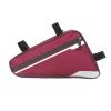 PPQIRU Bicycle Frame Bag, Large-Capacity Triangle Storage Bag, Waterproof, Red view 1