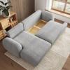Masseno MODENZA N L-S Corner Sofa Bed with Storage, Left-Hand Facing, Gray, Now or Never 92 view 4