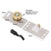 Silent Stainless Steel Sliding Door Pulley Set for Wardrobes with Self-Cleaning Function view 3