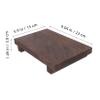 TOPBATHY Square Wooden Display Shelf for Desk and Collectibles view 2